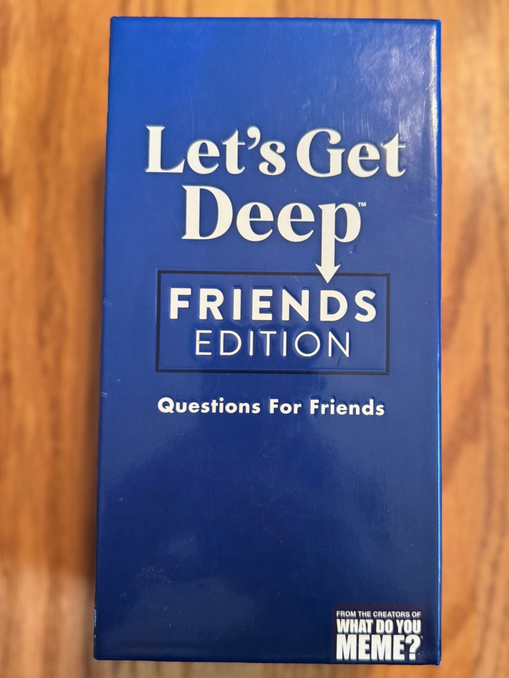 Let's Get Deep Friends Edition Card Game - Blue